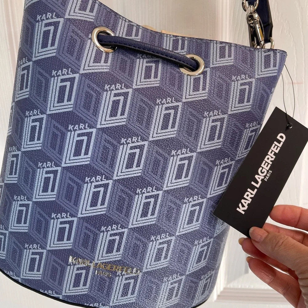 Karl Lagerfeld Indigo Shoulder Bag NWT